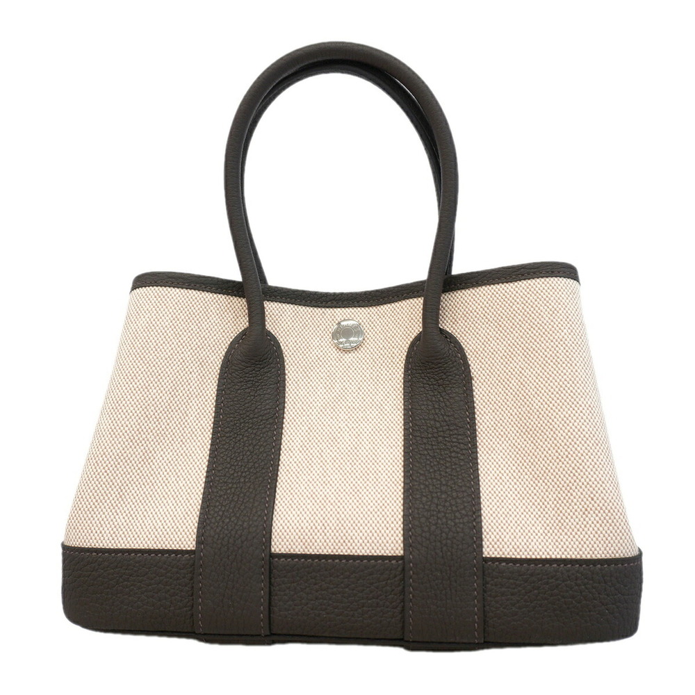 Hermes Neo Garden handbag, Toile H, Ebene, K stamp, ladies'.